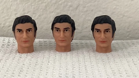 New repro Mego Action Jackson heads 8 inch figure parts lot good for customs Cover