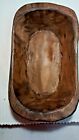 Dough Bowl Primitive Wood Trencher Tray, Home Decor Approx. 8- 9'L X 5-7'W X 3'T