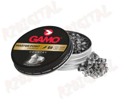 PIOMBINI GAMO MASTER POINT COUNTRY DIABOLO CAL 4.5mm TESTA PUNTA 500 Pz PALLINI