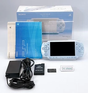Sony PSP-2000 Console Blume Felicia Blue in Box Region free w/2GB - Excellent - Picture 1 of 21