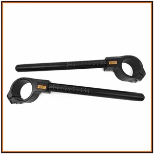 COPPIA SEMIMANUBRI CLIP ON HANDLEBARS Ø 41mm PER HONDA CBR650F CB650F 2014-2018 - Foto 1 di 7