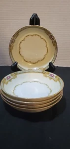 SET OF 5 Meito China Pattern 1650B Beautiful Soup Bowls - Picture 1 of 9