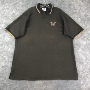 Pittsburgh Pirates Polo Shirt Mens Extra Large Brown Lee Sport Short Sleeve MLB - Picture 1 of 14