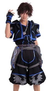 Sora Cosplay Halloween Party Kostüm Outfit schwarze Farbe Größe Kind - US3XL - Bild 1 von 8