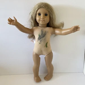 Muñeca American Girl ojos azules piel clara cabello rubio para TLC personalizada - Imagen 1 de 5