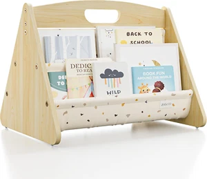 Decorative Bookshelf for Toddlers and Kids - Beautiful Montessori Shelf to Displ - Picture 1 of 12