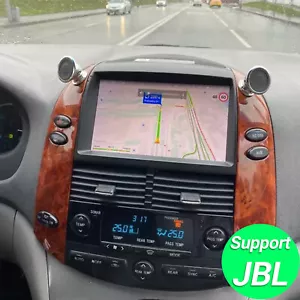 GPS Navi For Toyota Sienna 2004-2010 Android 12 Apple CarPlay Car Radio w/Camera - Picture 1 of 16