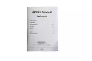 Survival Waterproof Safety Pamphlet - Picture 1 of 1