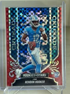2023 Panini Rookies & Stars Crusade Hendon Hooker Rookie #CR-10 Red Plaid Prizm - Picture 1 of 2
