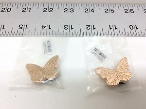 Jibbitz Crocs Men's And Women's Gold Butterfly Shoe Charms