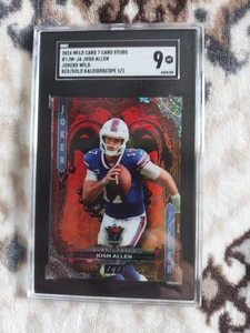 2024 Josh Allen Wild Card 7 Card Stud 1/1 - Picture 1 of 2