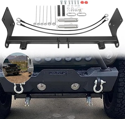 BX1126 for Jeep Wrangler JK JKU 2007-2018 Tow Bar Base Plate Bumper for 2/4 Door - Image 1 of 4