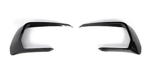 Black ABS Front Canard Bumper Trim For Volkswagen T6.1 2019-2024 Van Accessories - Picture 1 of 5
