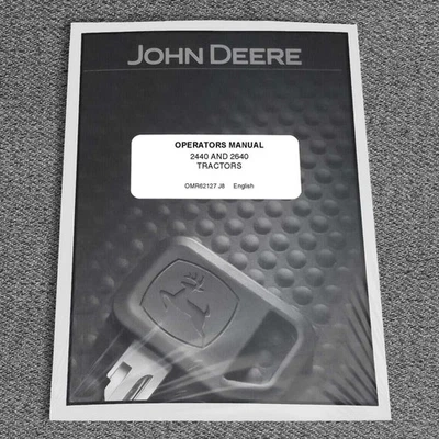 John Deere 2440, 2640 manual del propietario del tractor - OMR62127 Foto 1 de 3