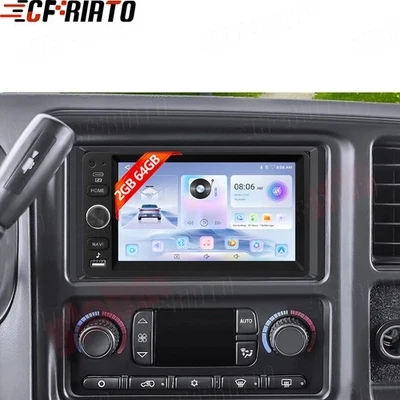 For 2003-2006 Chevy Silverado 1500 2500 Android 15 Carplay Stereo Radio GPS Navi - Image 1 of 4