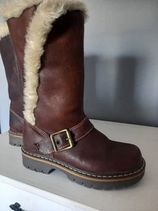 Girls Faux Leather Fur Lined Winter Boots! - Picture 1 of 6