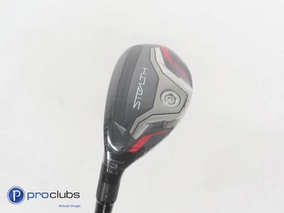 New! Left Handed TaylorMade Stealth Plus+ Rescue 19.5* 3 Hybrid - Stiff - 359299 - Image 1 of 4