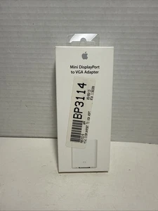 Genuine Apple Mini DisplayPort to VGA Adapter MB572Z/B - Model A1307 -NEW IN BOX - Picture 1 of 2