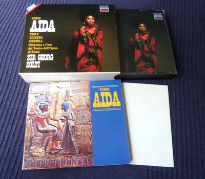 3 CD Verdi AIDA Leontyne Price Gorr Vickers Merrill GEORG SOLTI Opera Di Roma CR - Bild 1 von 4