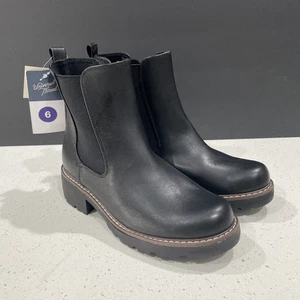 Chelsea Boots Memory Foam Einlegesohle schwarz Damen 6 Universalgewinde neu mit Etikett - Bild 1 von 7