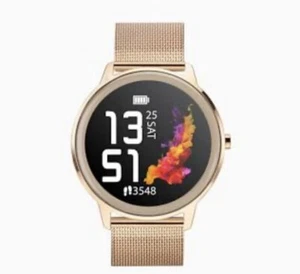 Sekonda Rose Gold Smart Watch, New, Spare Grey Rubber Band, 20 Mm SHIPS FREE! - Picture 1 of 5