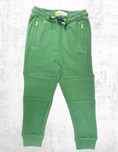 Ex Mini Boden Boy's Full Length Warrior Knee Joggers in Olive Green - Picture 1 of 4