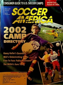 Revista de fútbol América 18 de marzo de 2002 Kasey Keller Pablo Mastroeni - Imagen 1 de 2