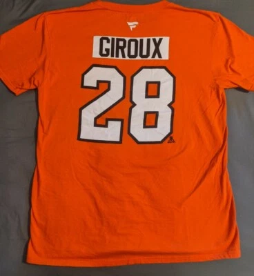 Philadelphia Flyers CLAUDE GIROUX #28 Camiseta Para Hombre L Naranja Foto 1 de 3