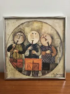 RODO BOULANGER Little Musicians Trio Privatsammlung London 1973 signiert - Bild 1 von 6