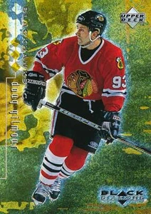 1998-99 BLACK DIAMOND TRIPLE GOLD #18 DOUG GILMOUR x/1000 - Chicago Blackhawks - Picture 1 of 1