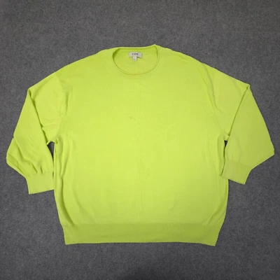 COS Jumper Mens MEDIUM Green Long Sleeve oversized Sweater Winter Size M - Image 1 of 4