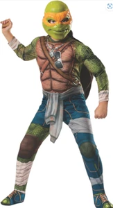 Teenage Ninja Turtles Michaelangelo Child Deluxe Costume Medium 5-7 yrs - Picture 1 of 2