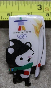 2010 Miga Torch Relay Vancouver Winter Olympics Paralympics Pin - Picture 1 of 2