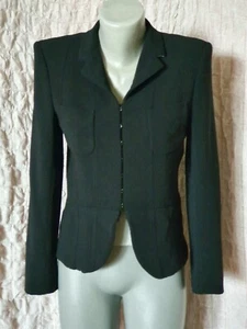 Nao Takekoshi schwarzer Wollblazer Gr. 42 IT - Bild 1 von 12