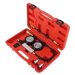 Petrol Engine Compression Leakage Detector Cylinder Gauge Tester Adapter Kit - Picture 1 of 12