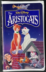 VINTAGE MASTERPIECE COLLECTION WALT DISNEY VHS TAPE THE ARISTOCATS ORIGINAL CASE - Picture 1 of 6