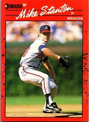 1990 Donruss - #508 Mike Stanton (RC) - Image 1 of 2