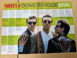 CROWDED HOUSE - CHRIS REA 80s UK Clippings Article O629 - Foto 1 di 3