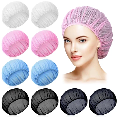 10 Pcs Hair Net for Sleep, Hair Nets for Sleeping Hair Net for Curly Hair Mesh N - Image 1 of 4