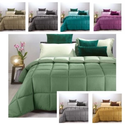 Piumone Trapunta Matrimoniale Caleffi Piumone Invernale Microfibra Double Modern - Immagine 1 di 4