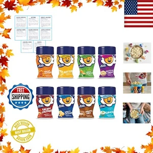 8 Geschmack Popcorn Gewürz Set - 0,9 Unzen Mini Gläser für kreative Snacks - Bild 1 von 8