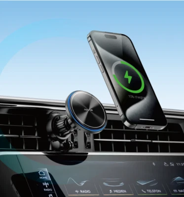 Caricatore Wireless Auto Magsafe [15W Ricarica Rapida], Supporto Magnetico per T - Immagine 1 di 3