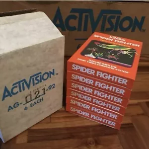 Spider Fighter Atari 2600 Factory Activision Box 6 sealed units. +Free Game 🔥 - Picture 1 of 5