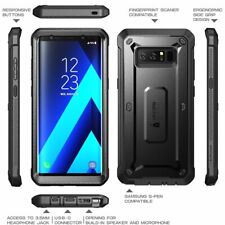 SUPCASE Phone Case For Samsung Galaxy Note 8, with Holster w/ Screen Cover BLACK