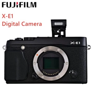 Fujifilm X Series X-E1 16.3MP Digital Camera Body Black Tested English w/Battery - Picture 1 of 10