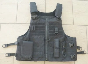 taktische ballistische Weste inkl. SK1, schwarz, Gr.: L mit SK4 aufrüstbar !!! - Bild 1 von 6