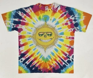 Vintage 1988 Jerry Jasper Grateful Dead Tie Dye Sun Moon T-Shirt XL 2000s Print - Picture 1 of 19