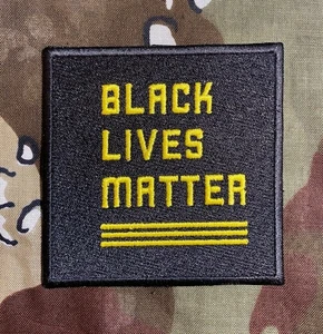 Black Lives Matter BLM #blacklivesmatter Embroidered Patch B065P - Picture 1 of 1