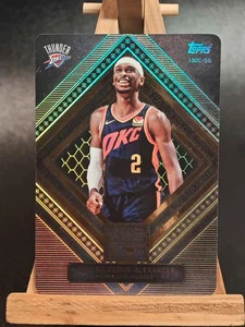 2025 Topps Match Attax Shai Gilgeous-Alexander thunder SSP Refractor 100 Club - Picture 1 of 2