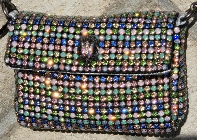 NWT Kurt Geiger London Multi Color  CRYSTAL RHINESTONE MINI Shoulder Tiny Bag  - Image 1 of 4